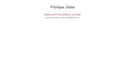 Desktop Screenshot of floripajobs.com.br