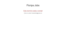 Tablet Screenshot of floripajobs.com.br